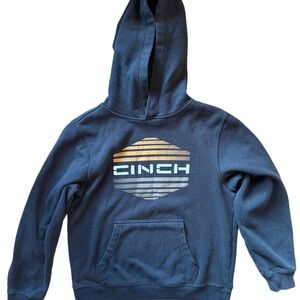 Kids black cinch hoodie